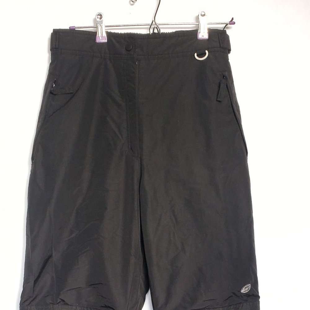 Slalom Insulated Ski Snowboarding Pants Full Zipper Leg Vents Women Large Black
